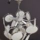 Lustre en verre de Murano vers 1970