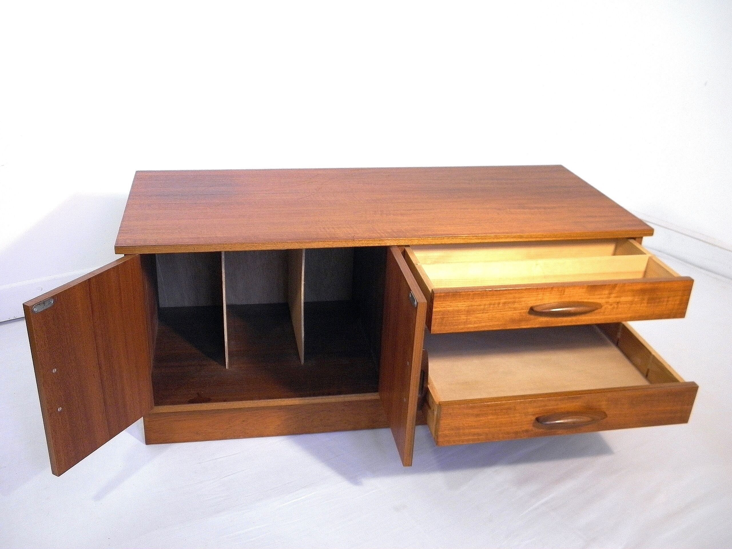 Scandinavian Hifi teak furniture, 1970s