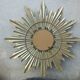 Gold metal sun mirror
