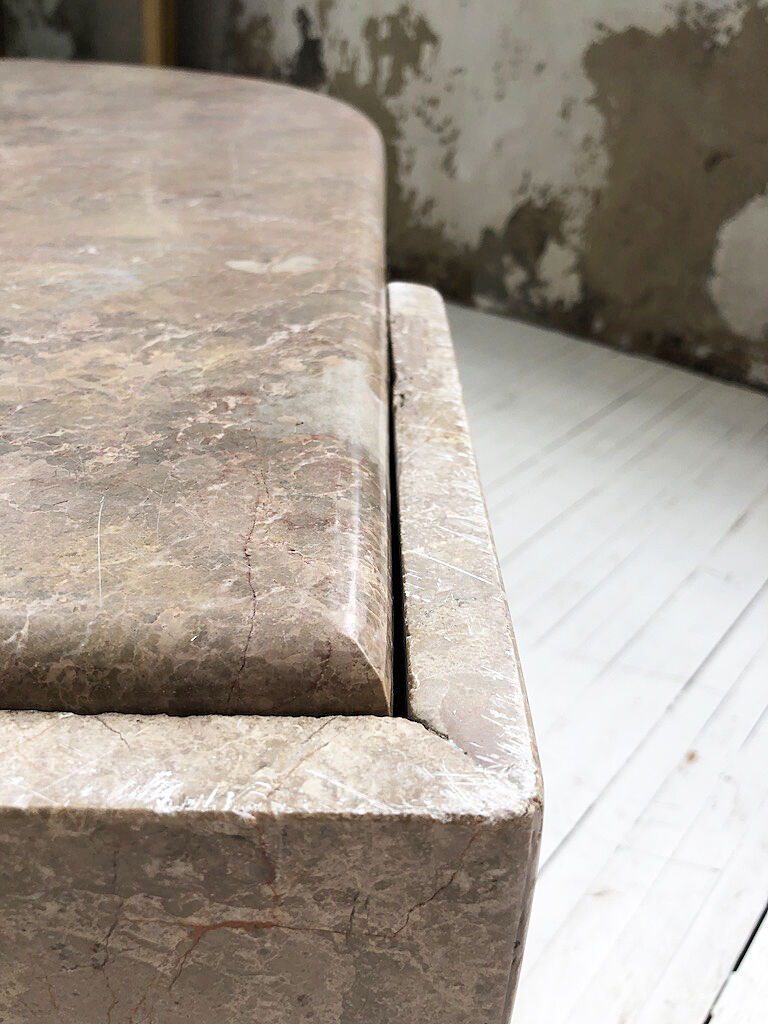 Roche Bobois pink marble table