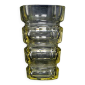 Art Deco vase, crystal, designed by J. Hoffmann, Czechoslovakia, 1930s