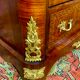 Secretary Napoleon in rosewood, violet wood and gilded bronzes.