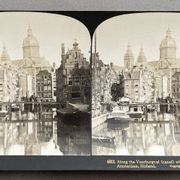 Old photography stereo, stereograph, luxury albumine 1903 Amsterdam