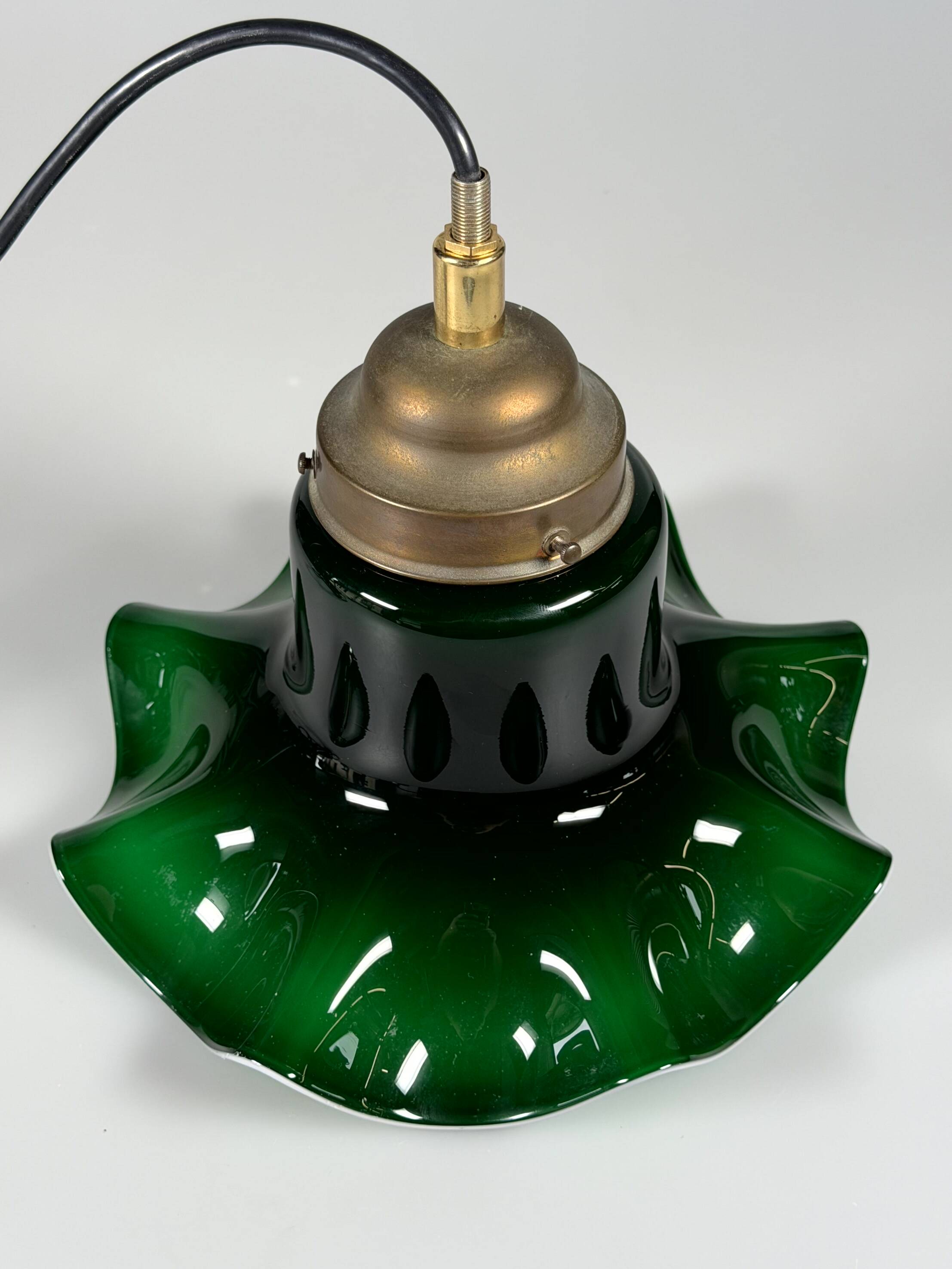 1960s 1970s Hanging Lamp from Peill & Putzler Germany Space Age Design