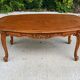 Table basse vintage Louis XV en bois 115cm
