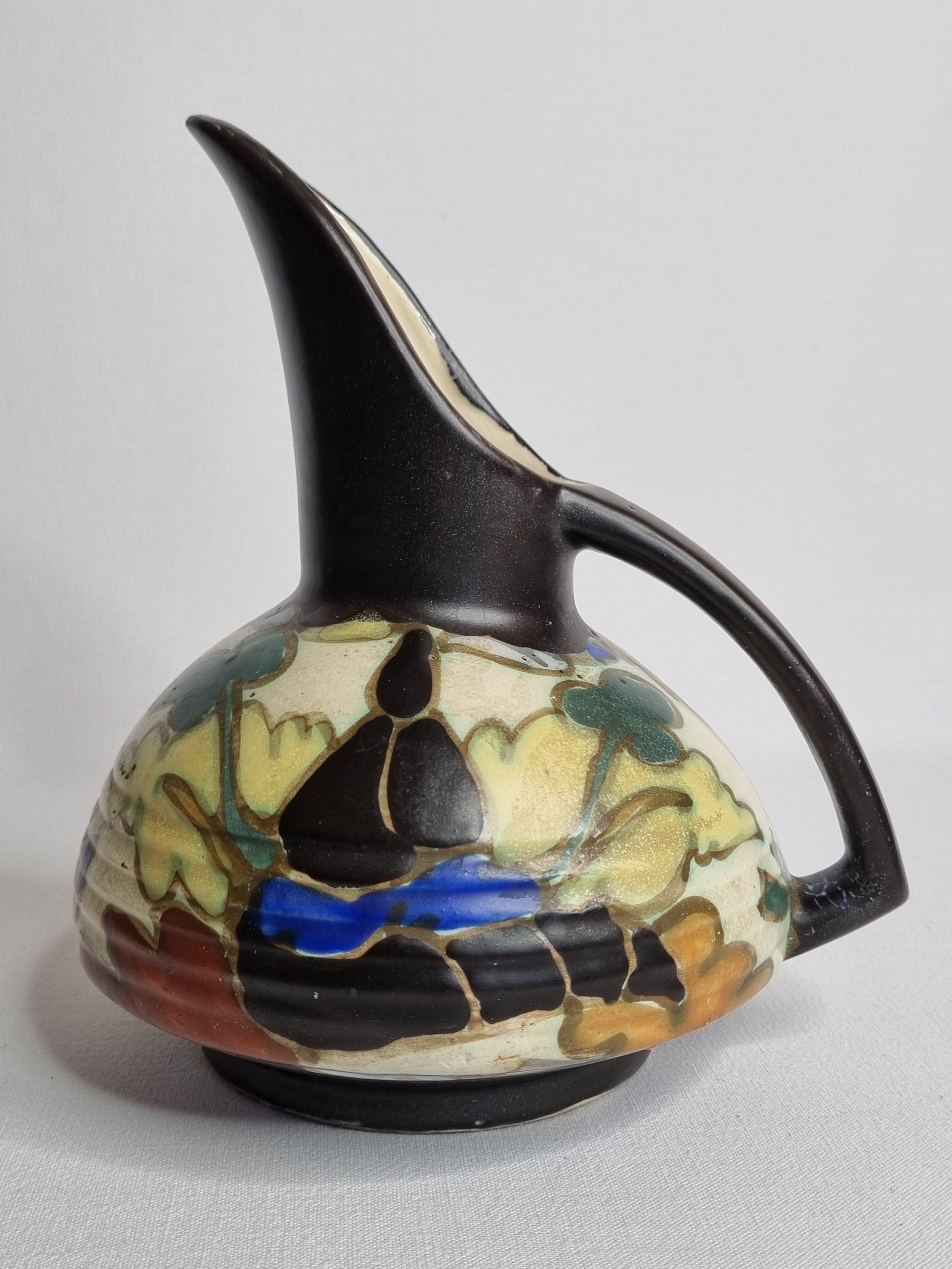 Vase Art Deco Ceramics Montoise, Bergen, 1930