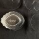 Set of 6 Lalique modernist glasses 1960 Kent crystal tumblers.
