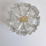 Vintage crystal ashtray