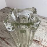 Molded glass vase