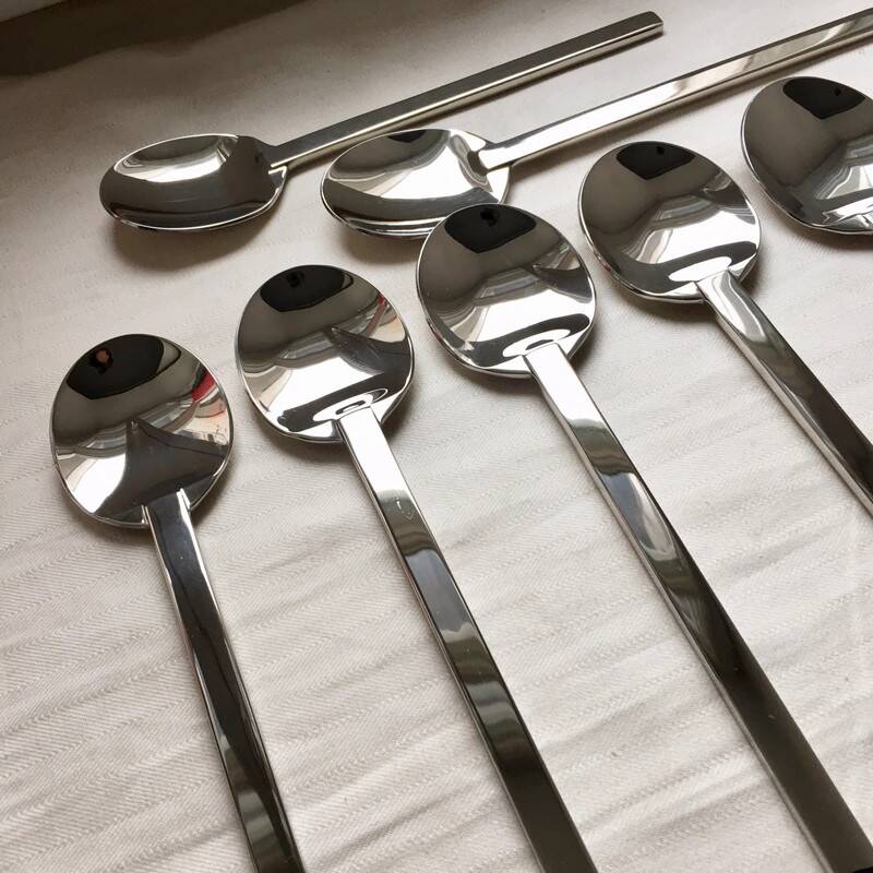 8 new vintage Stockholm Boda Nova spoons