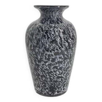 Vase vintage en verre soufflé