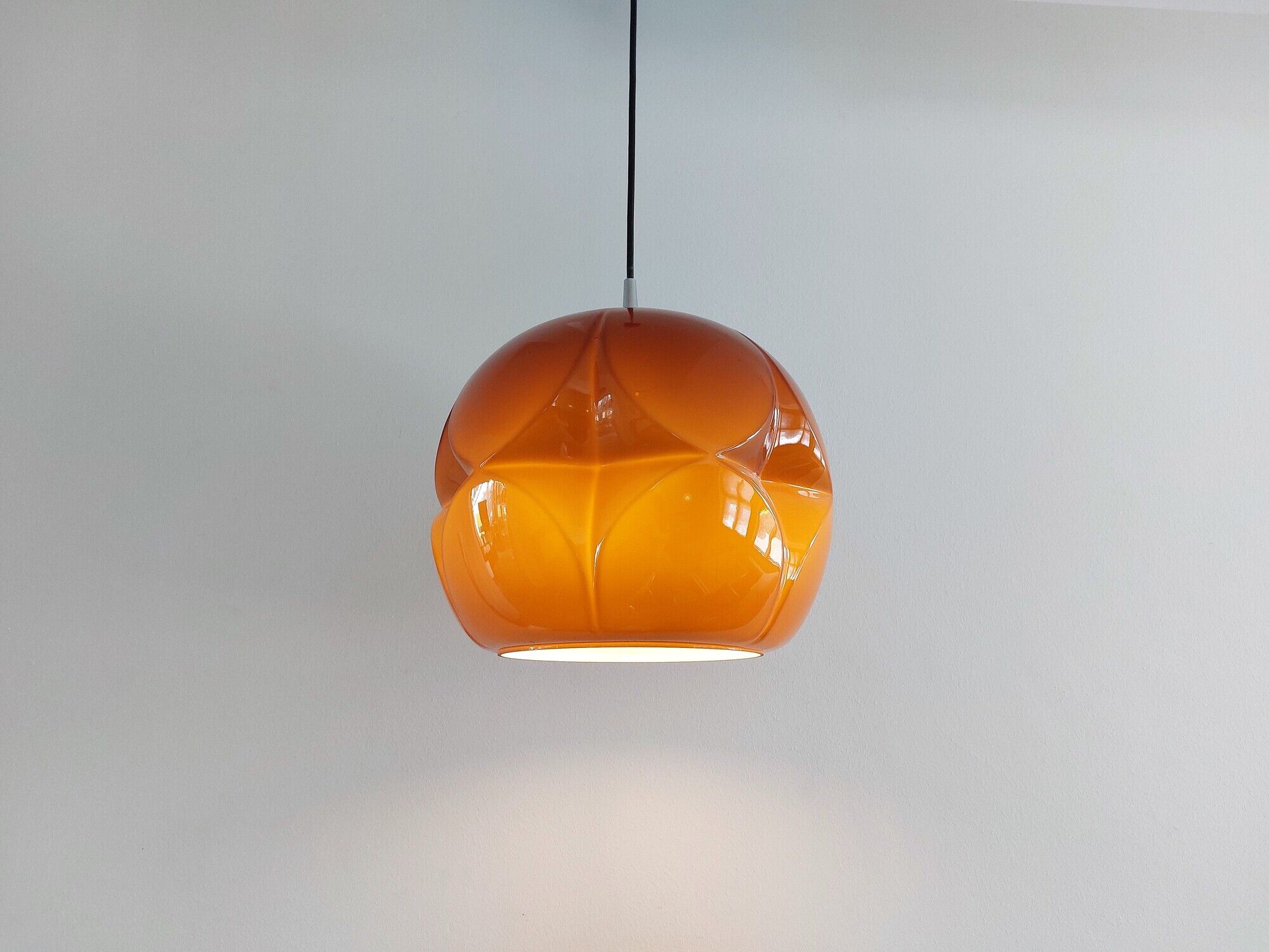 Murano glass pendant lamp for Peill & Putzler, Germany 1960's