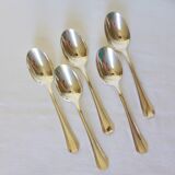 5 Christofle Art Deco style silver-plated tablespoons 2106257