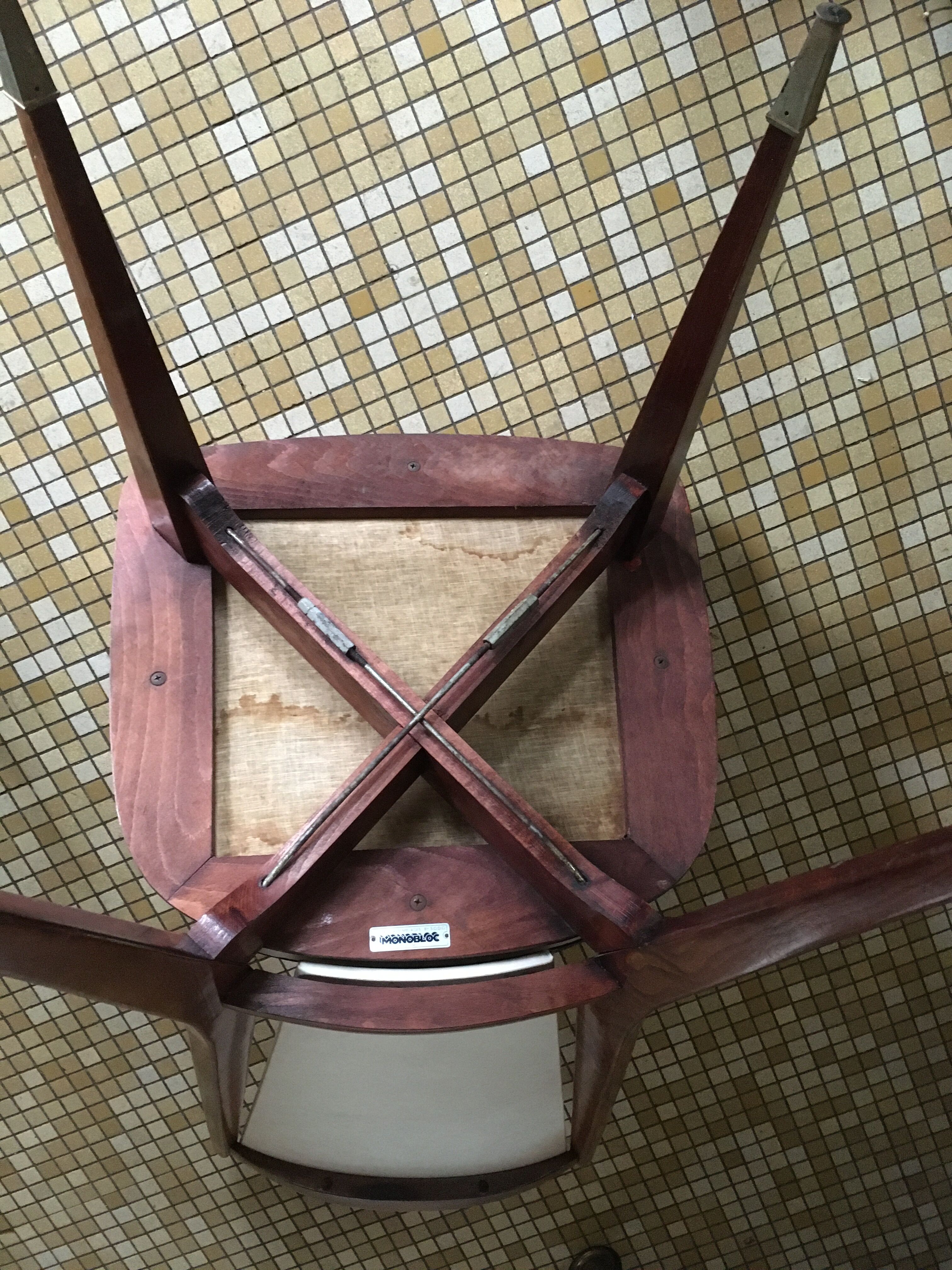 Trio of Monobloc chairs