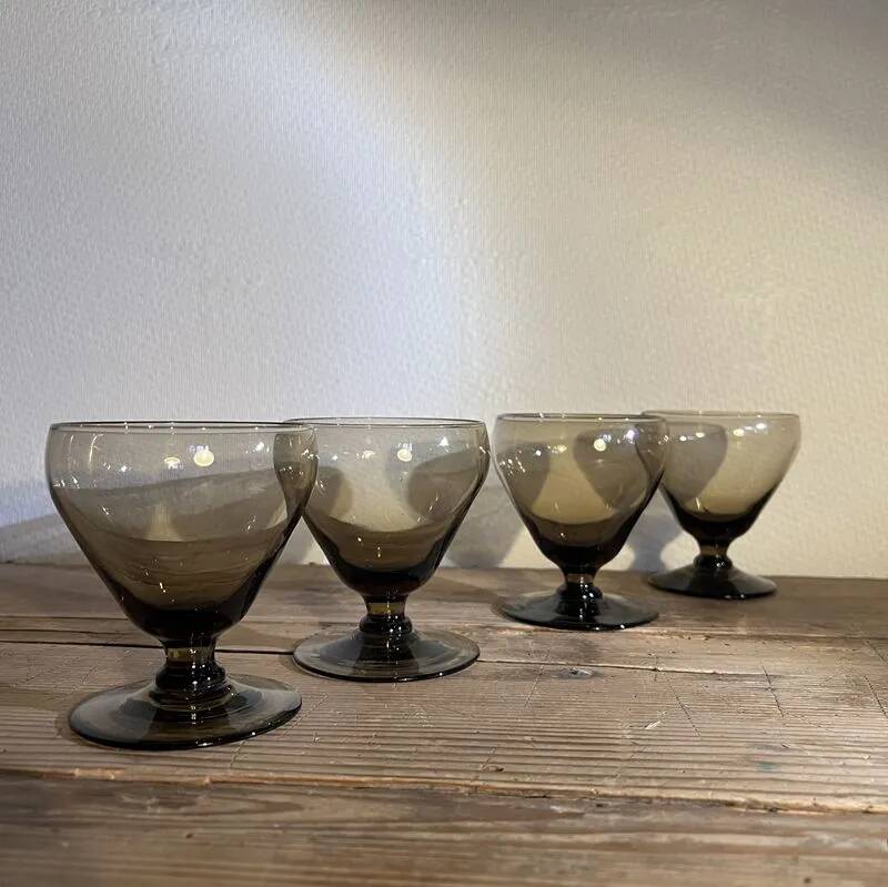 Vintage smoked glasses