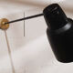 Applique articulée vintage noire