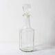 Vintage Italian Clear Glass Decanter / Marked “O.R. brevettato”
