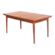 Dining table with two teak extensions. Scandinavian style. Vintage. France 1960s.