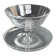 Dessert cup (compotier) with monogrammed light crystal top