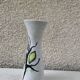 Enamelled ceramic vase made in germany design and vintage
