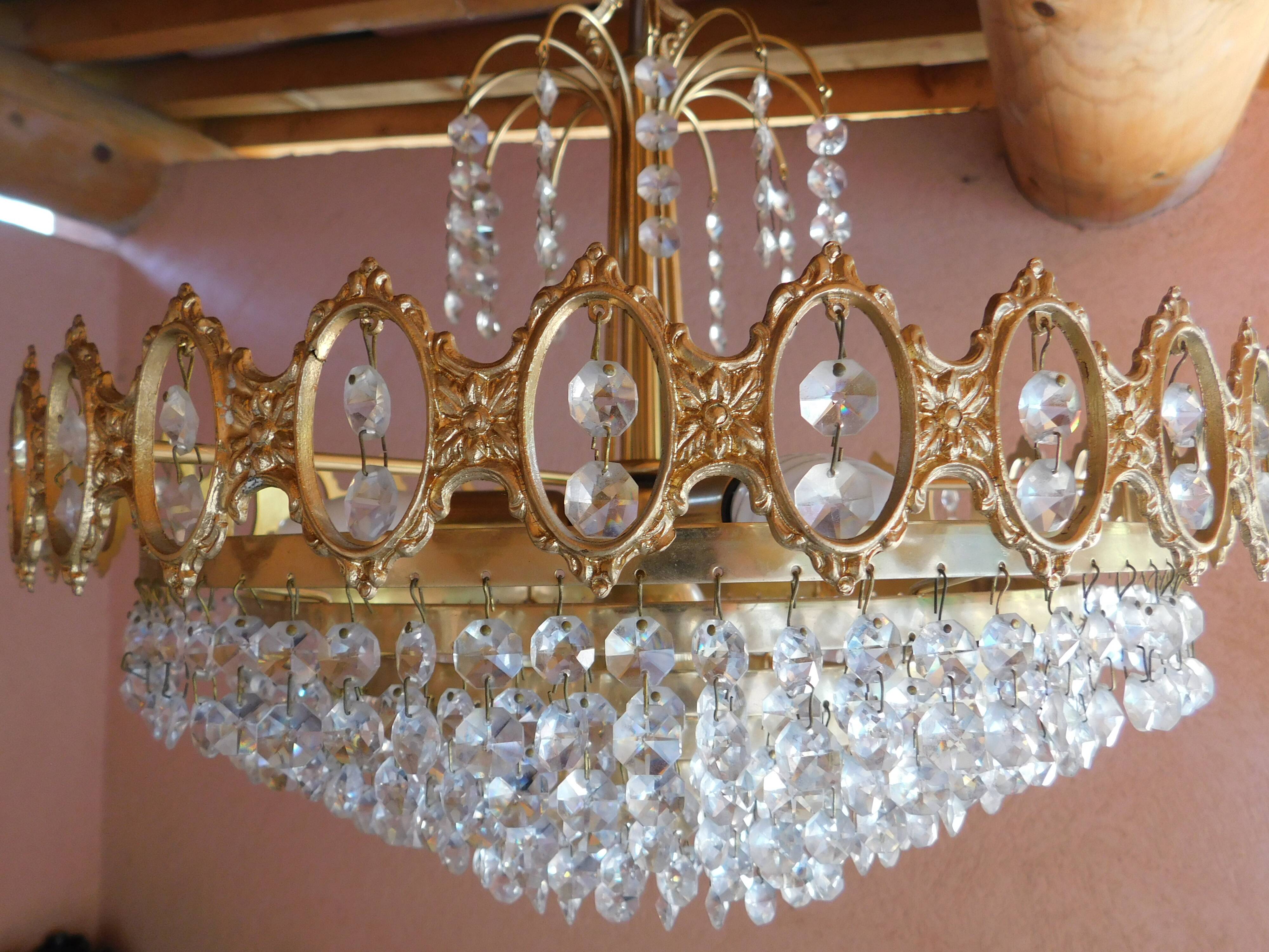 Lustre à pampilles ø 43 cm