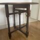 19th-century folding family table - rosewood