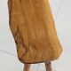 Olive wood stool, France 1970s