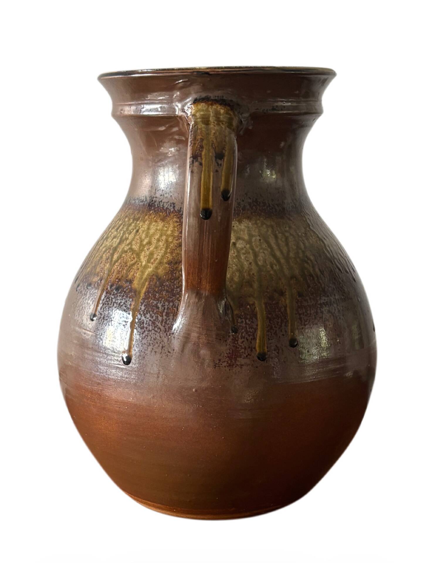 Large glazed stoneware pitcher XXL — Wabi-Sabi Spirit 1960-1