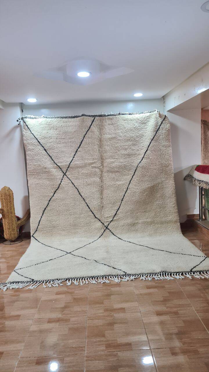 Handmade Berber wool rug 300X200 cm