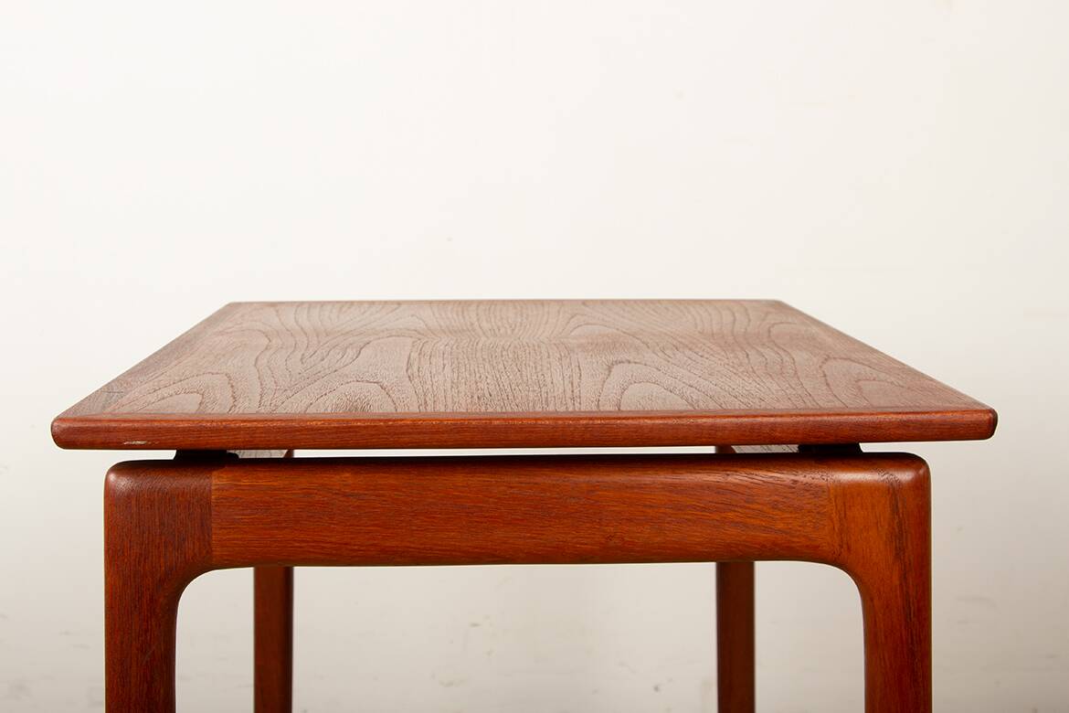 Danish teak coffee table model 019 by Ole Wansher for Poul Jeppesen.