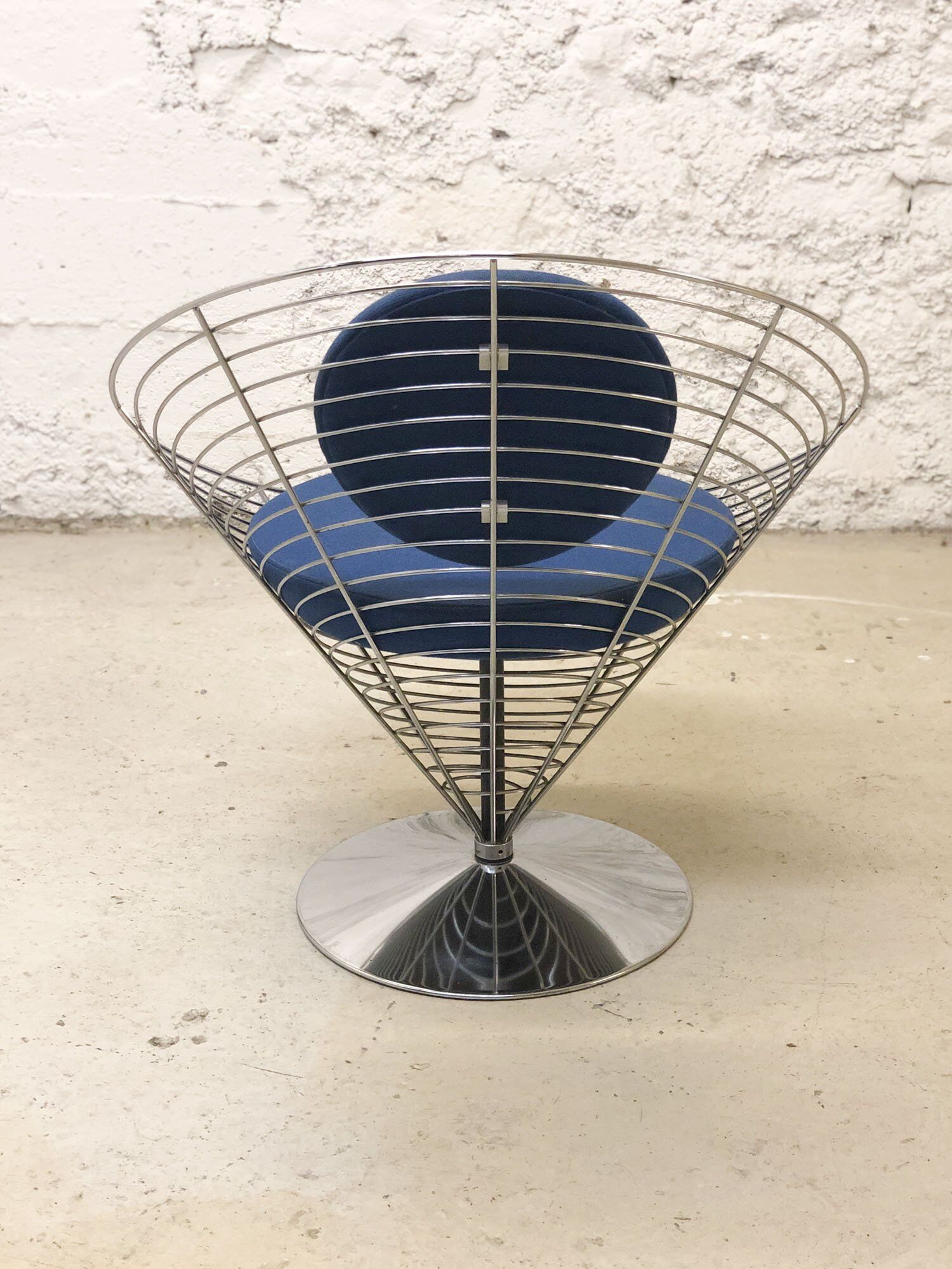 Wire Cone Verner Panton armchair for Fritz Hansen 1988