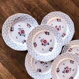 Set of 6 flat plates Bastia