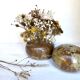 Vintage stoneware flower pick