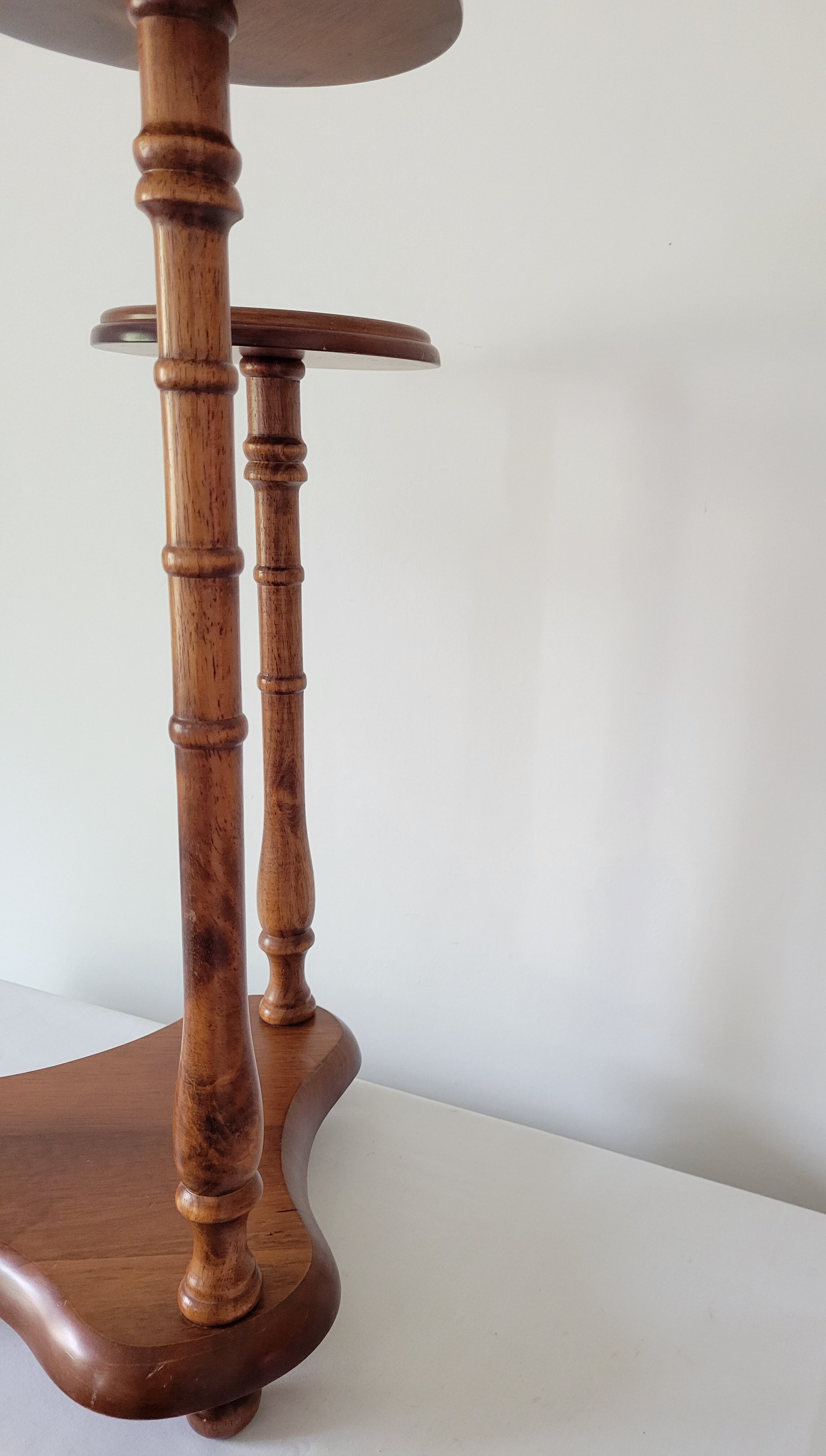 Bamboo faux plant holder