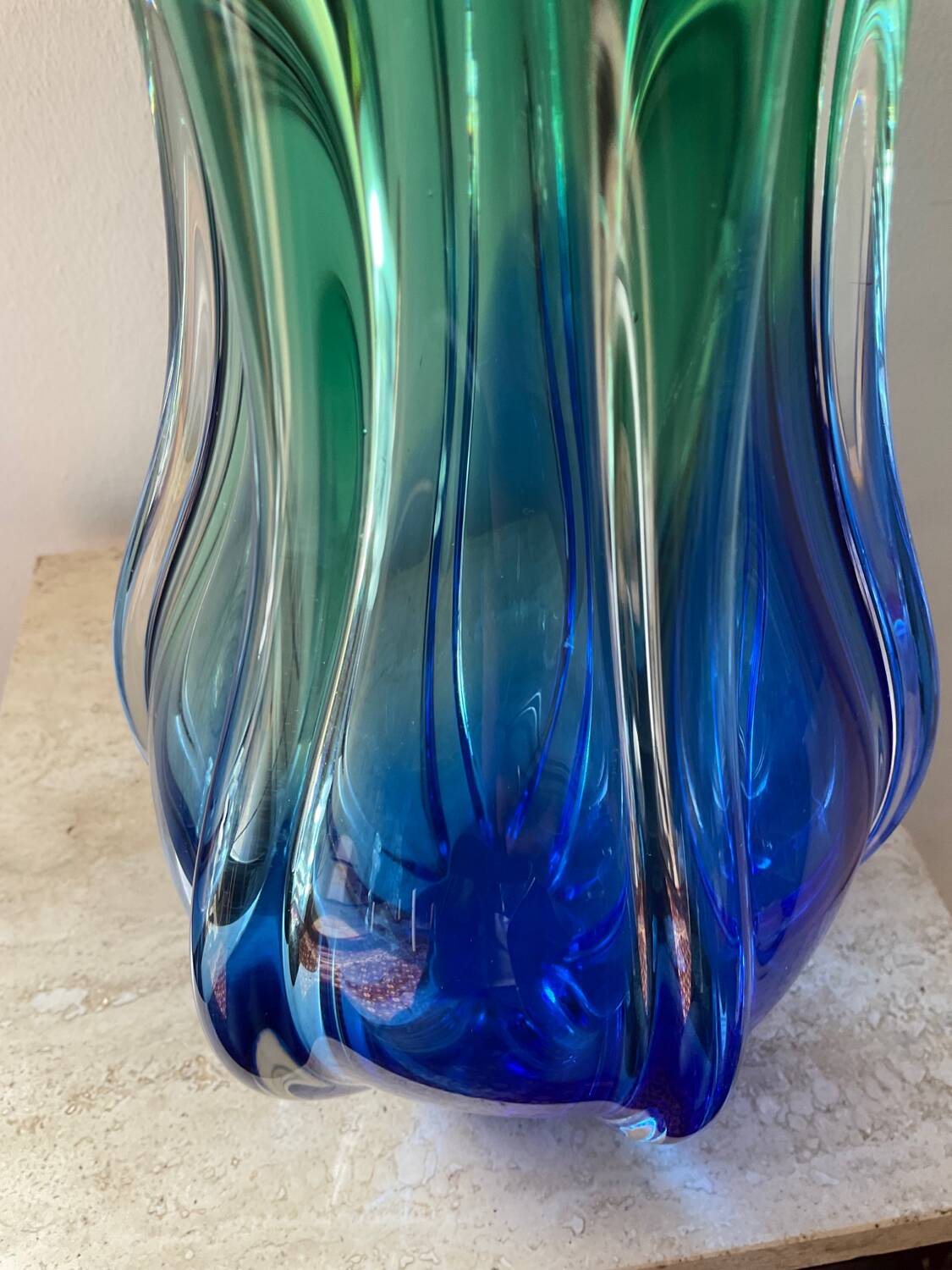 Large vintage Murano vase from the 70s