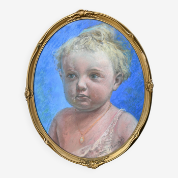 Portrait d'Enfant par Léandre Kreutzer (1884-1967)