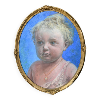 Portrait d'Enfant par Léandre Kreutzer (1884-1967)