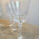 Service of 6 vintage water glasses in Luminarc chiseled glass