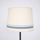 Leather-covered floor lamp, K & L Belysning Sweden.