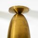 A pair of large, original Mid Century Modern brass ceiling lamps