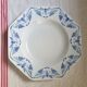 Set of 10 Pexonne octagonal plates