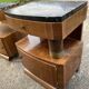 Pair of art deco bedsides