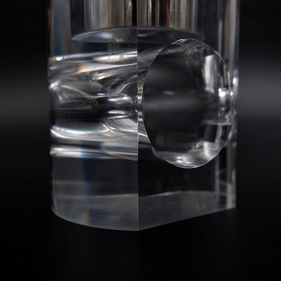 Vintage 1970s lucite Ronson table lighter