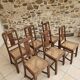 6 chaises art déco