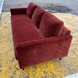Velvet sofa