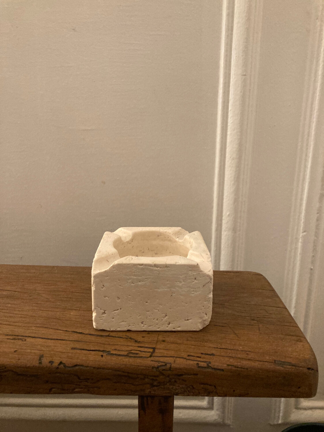 Travertine ashtray