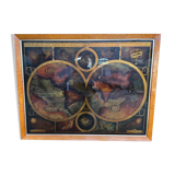 World map of eglomerized glass