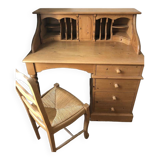 Wooden secretary desk