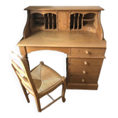 Wooden secretary desk