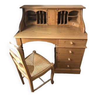 Wooden secretary desk